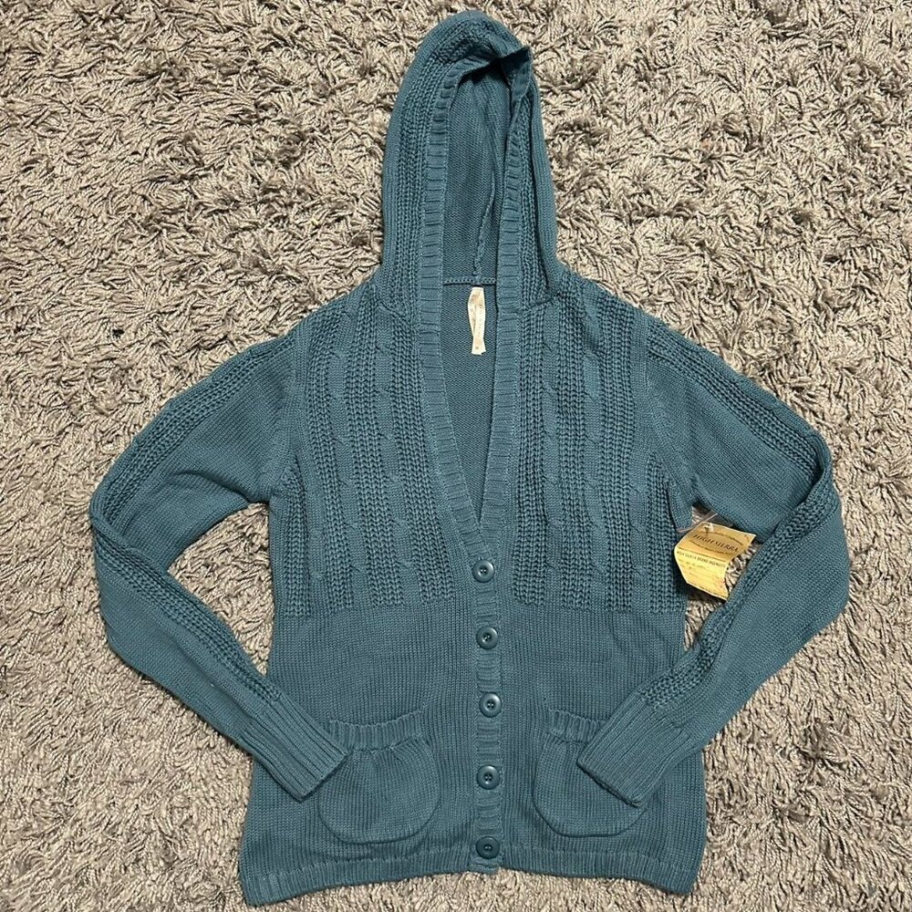 2000s NWT High Sierra Knit Button Up Sweater Size M